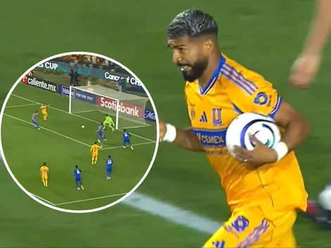 Rodrigo Aguirre no quiere ser menos que el América: así marcó en Tigres-Cincinnati