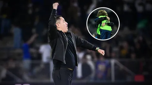 Efraín Juárez y su celebración en el Clásico Capitalino