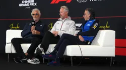 Jefes de equipo de la Fórmula 1 en rueda de prensa