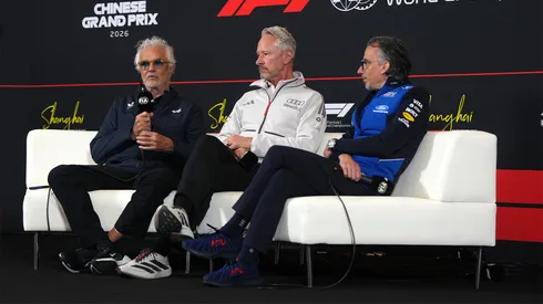 Jefes de equipo de la Fórmula 1 en rueda de prensa