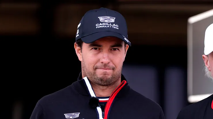 Sergio Pérez en Shanghái con Cadillac