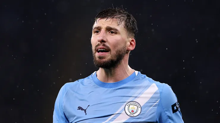 Rúben Dias no juega la final entre Manchester City y Arsenal