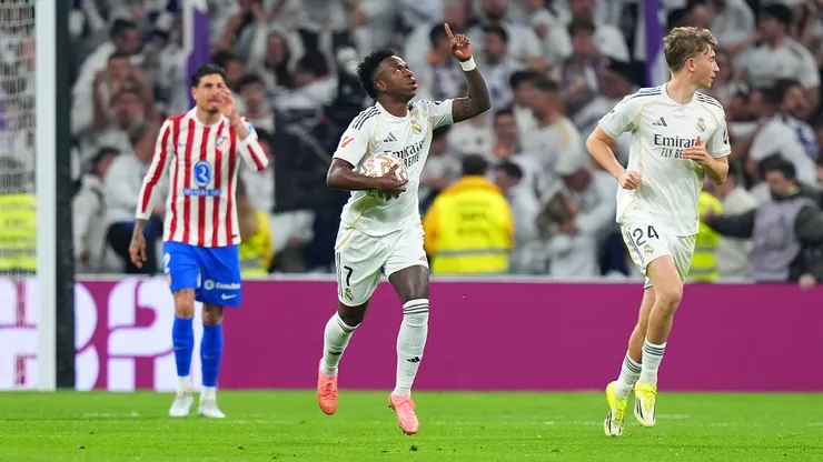 Vinícius le marcó un doblete a Atlético de Madrid por LaLiga