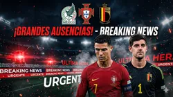 Nueva baja para jugar ante México.