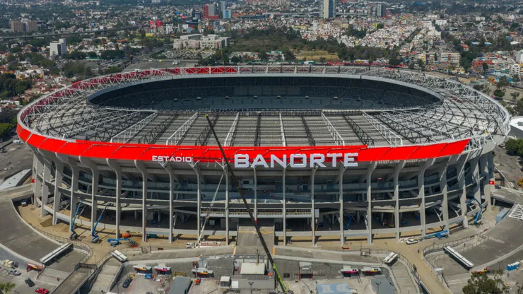 El Estadio Banorte, listo para el re-debut.