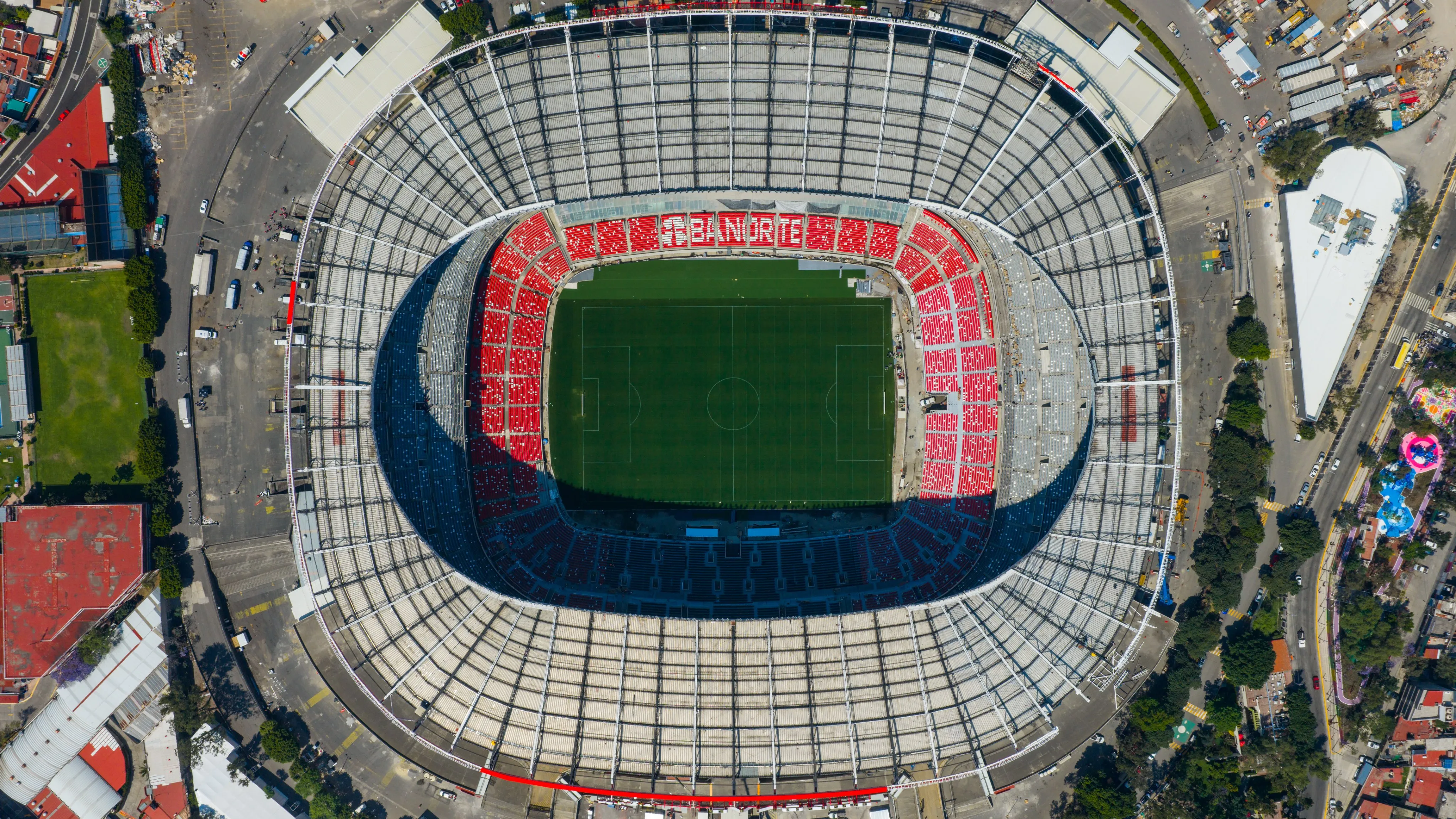 Captura aérea del nuevo Estadio Banorte [Foto: Getty]