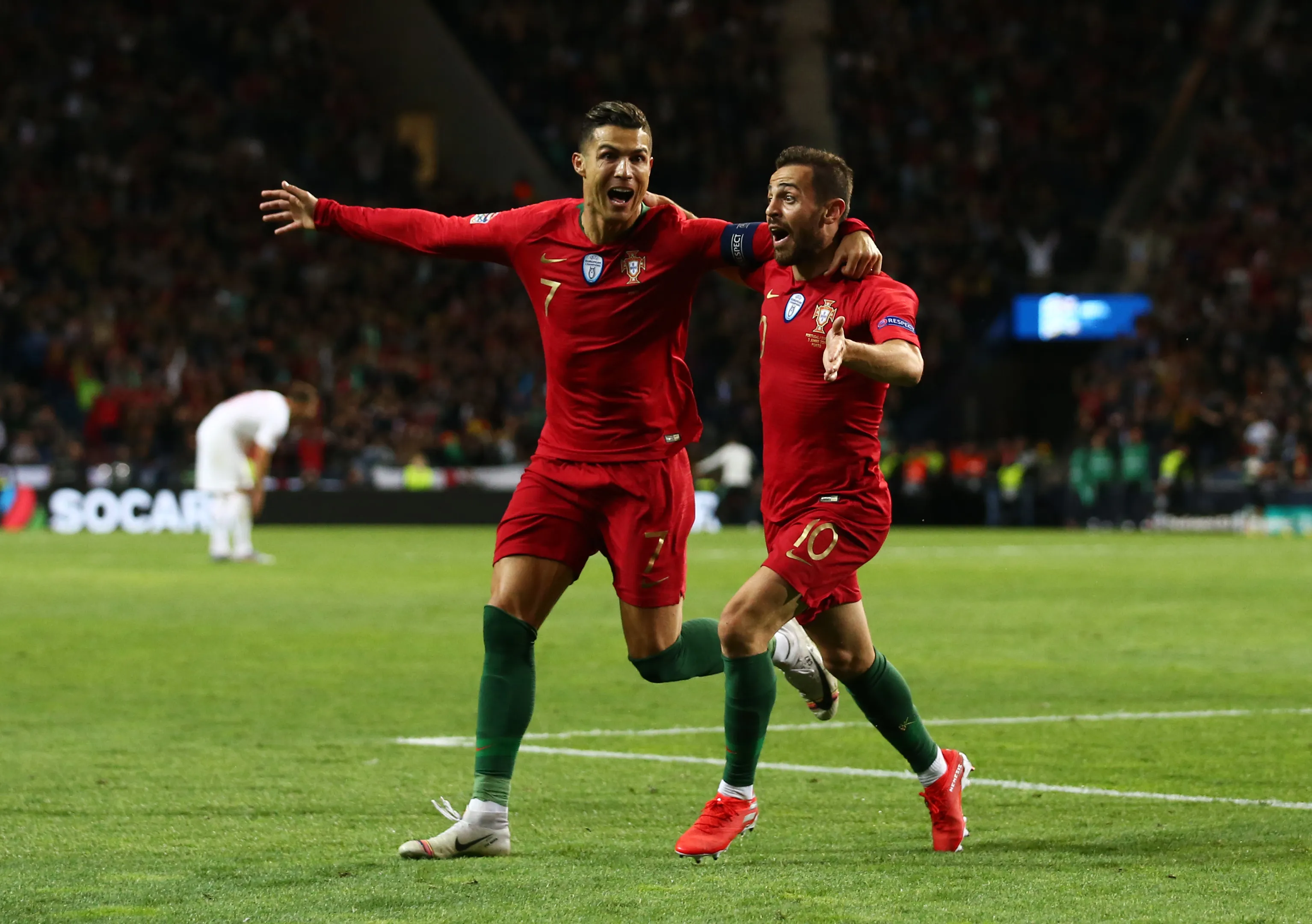 Bernardo y Cristiano, dos históricos de Portugal [Foto: Getty]