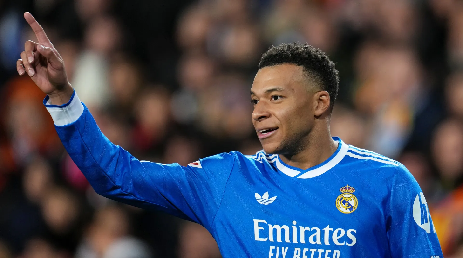 Kylian Mbappé jugando para Real Madrid (Getty Images)