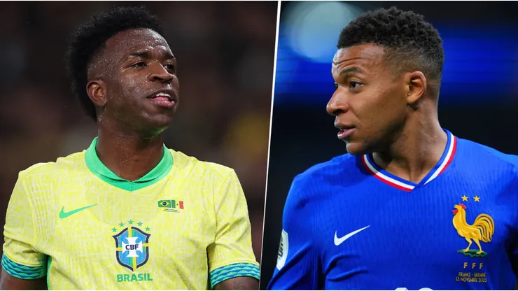 Brasil vs. Francia por el amistoso internacional.