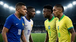 Valor de plantilla de Brasil vs. Francia