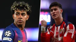 Los goles de Hormiga González con Chivas vs los de Lamine Yamal en Barcelona