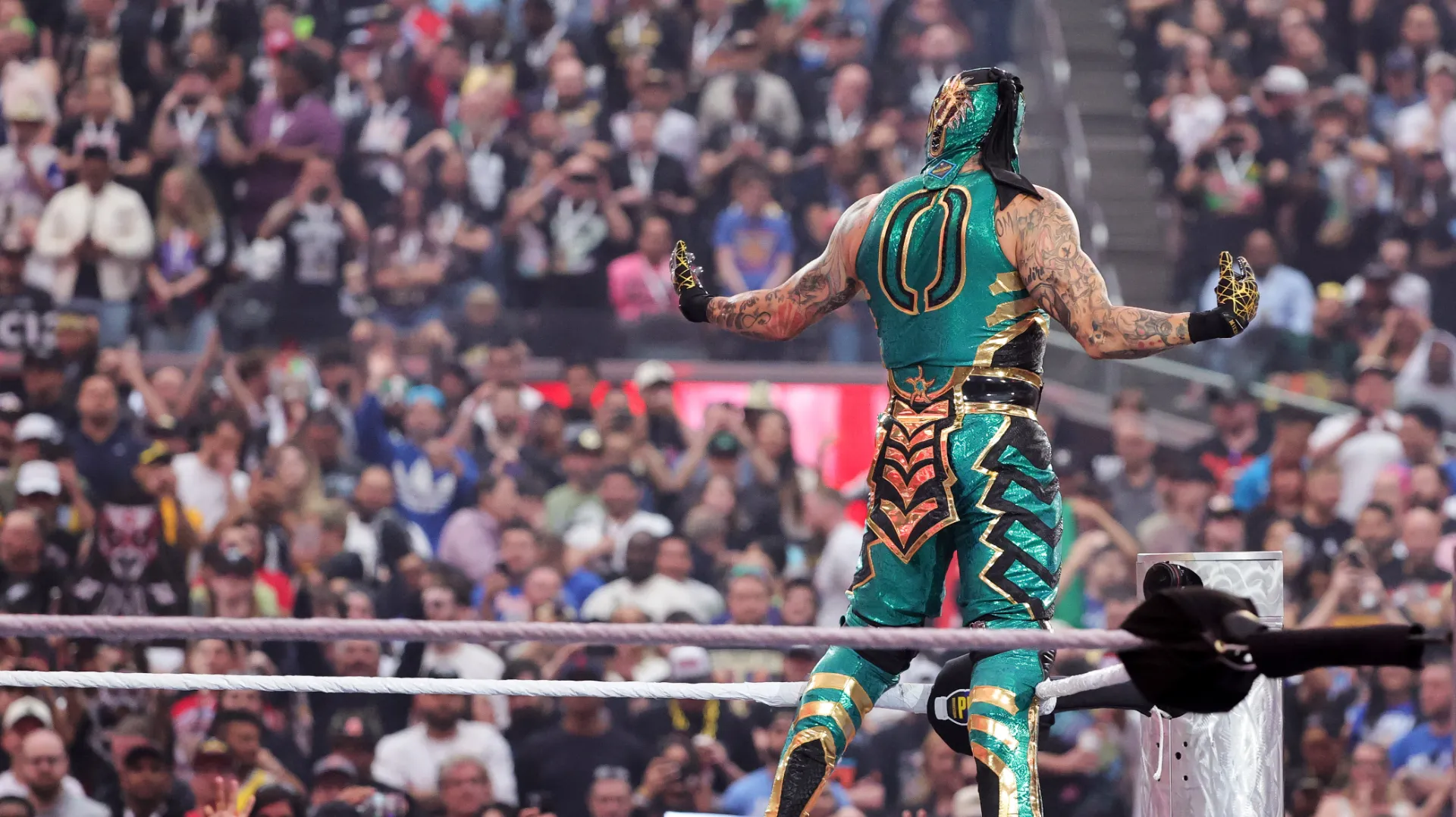 El público apoya a Penta como uno de sus nuevos favoritos. (GETTY IMAGES