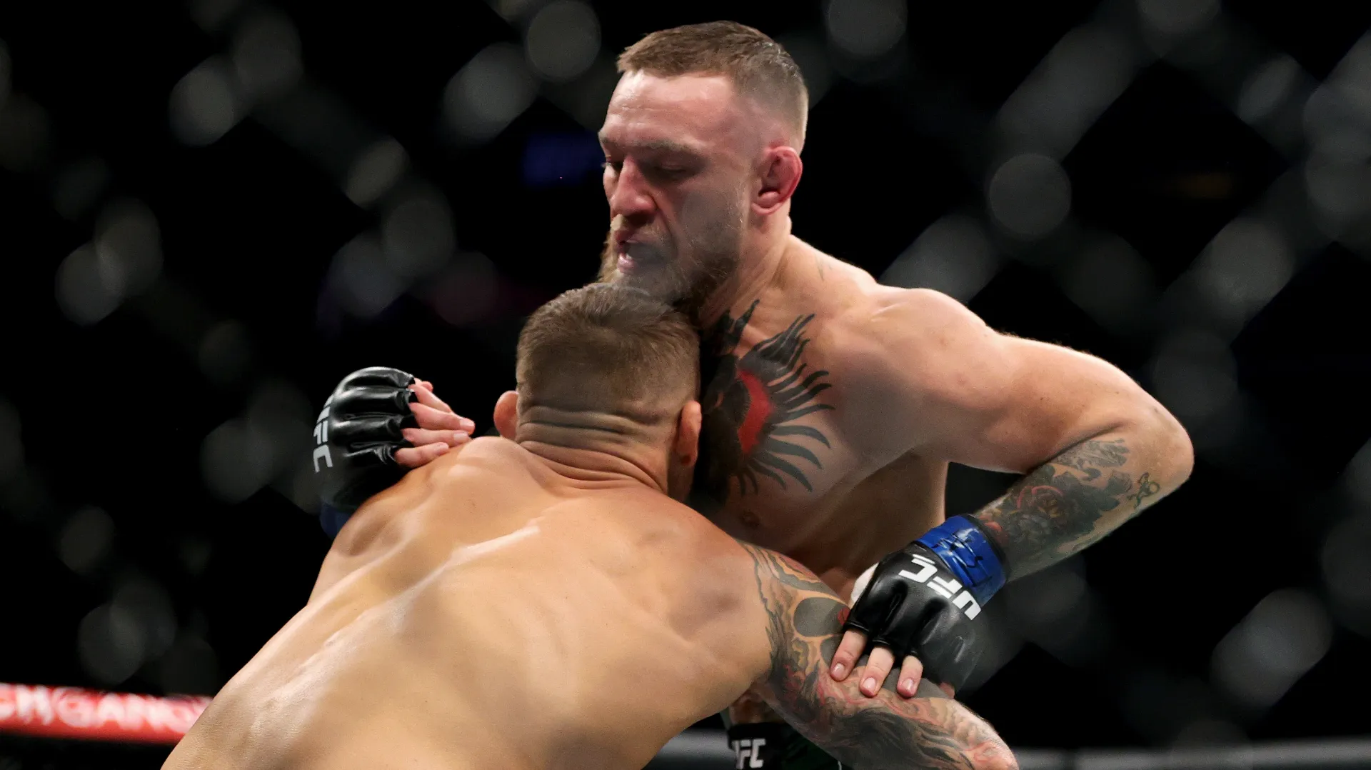 Conor McGregor peleó por última vez en 2021 y perdió con Dustin Poirier. (GETTY IMAGES)