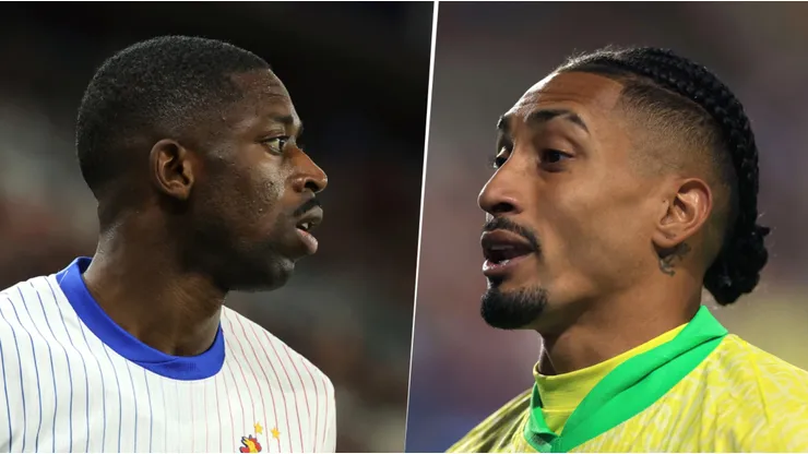 Francia vs. Brasil por el amistoso internacional.
