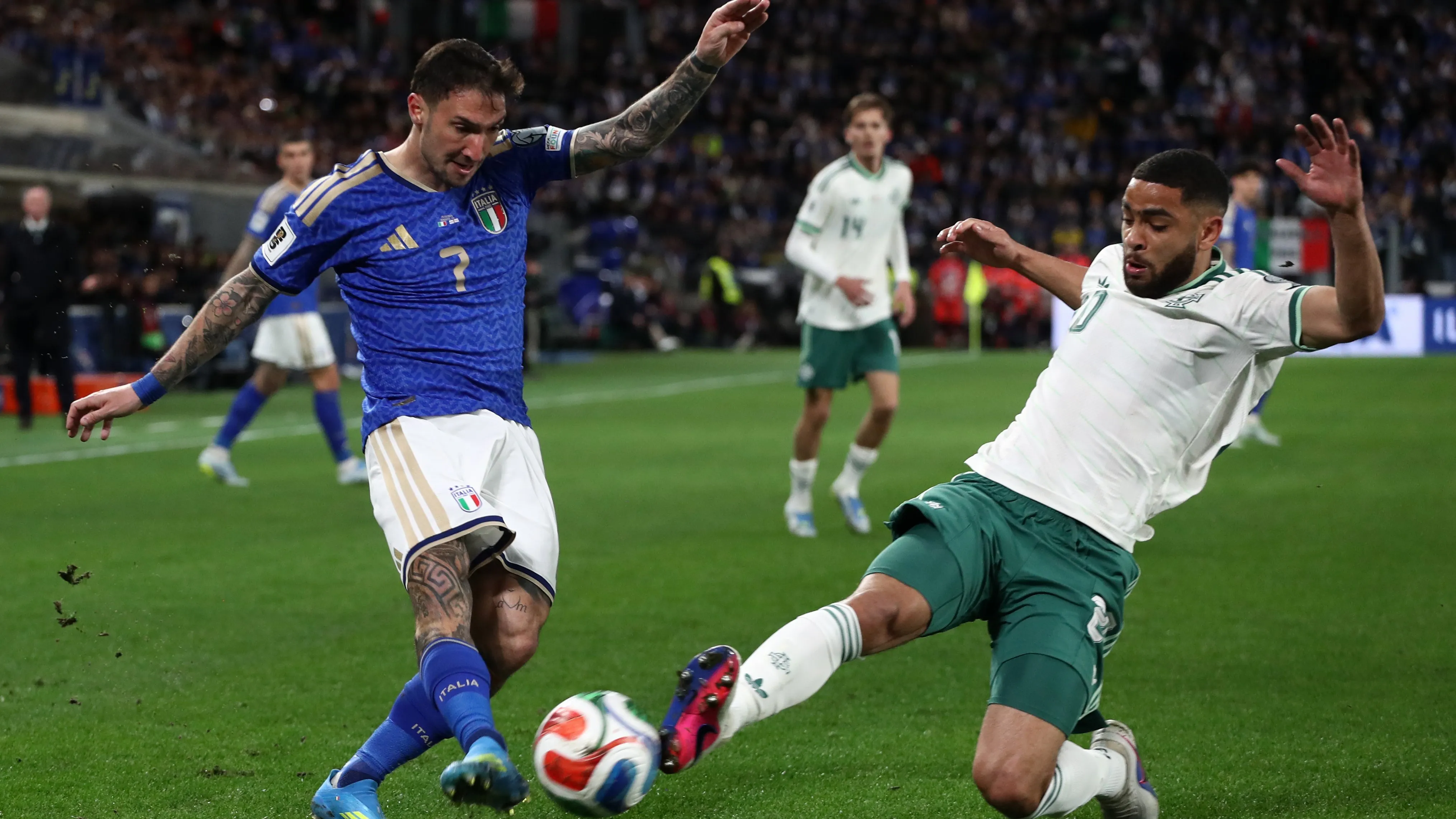 Italia e Irlanda del Norte se miden en Bérgamo [Foto: Getty]