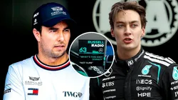 Checo Pérez fue insultado por George Russell en el GP de Japón