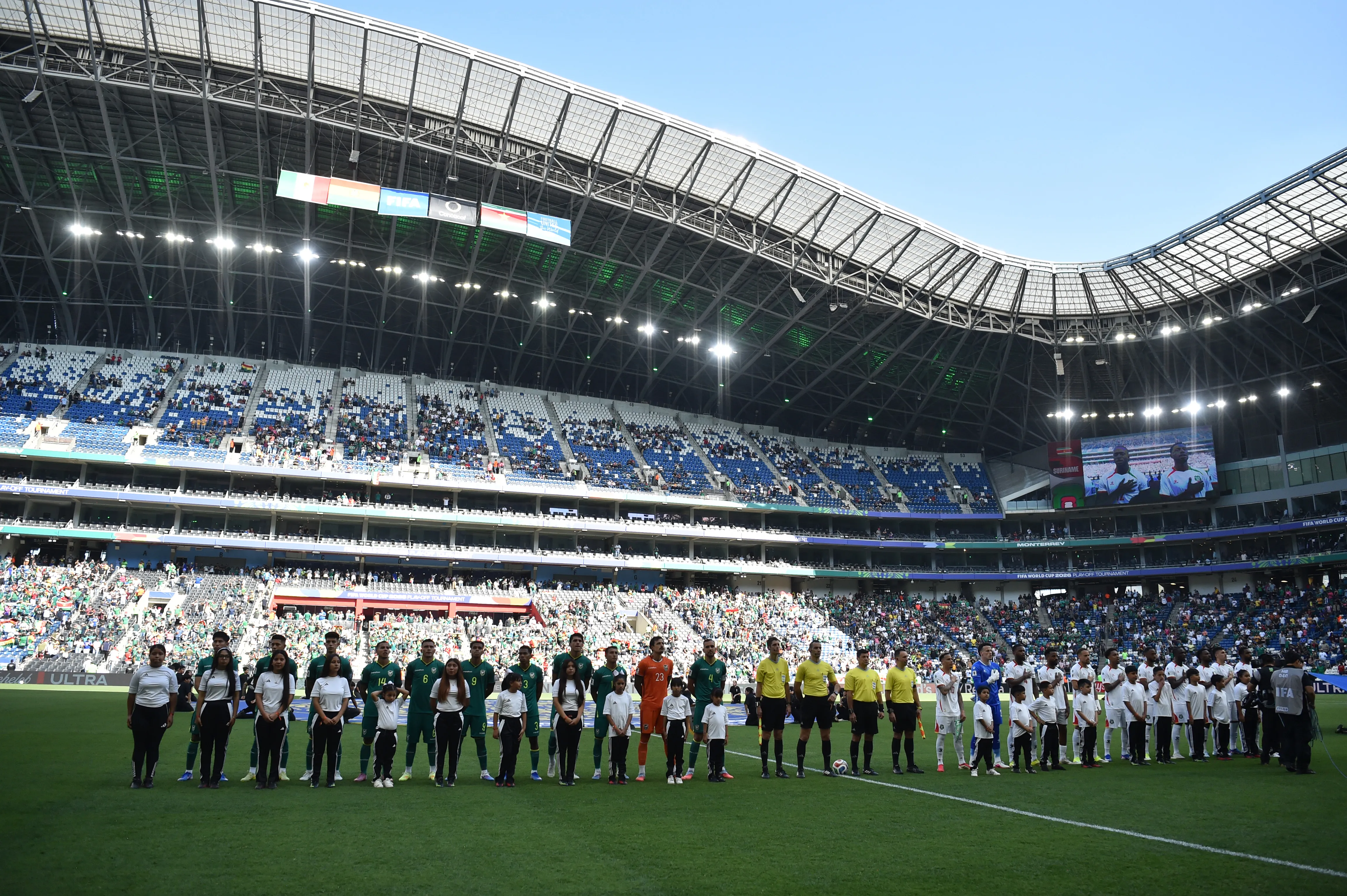 Bolivia y Surinam en el Gigante de Acero (Getty Images)