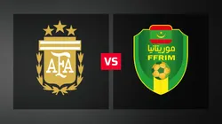 Argentina y Mauritania se enfrentan en un amistoso