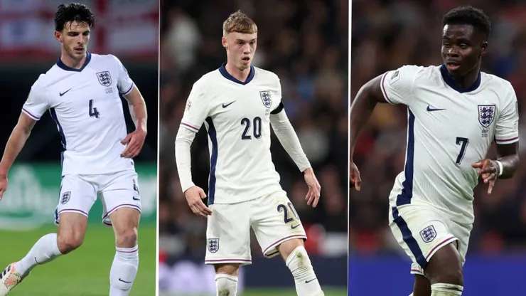 Declan Rice, Cole Palmer y Bukayo Saka no juegan ante Uruguay