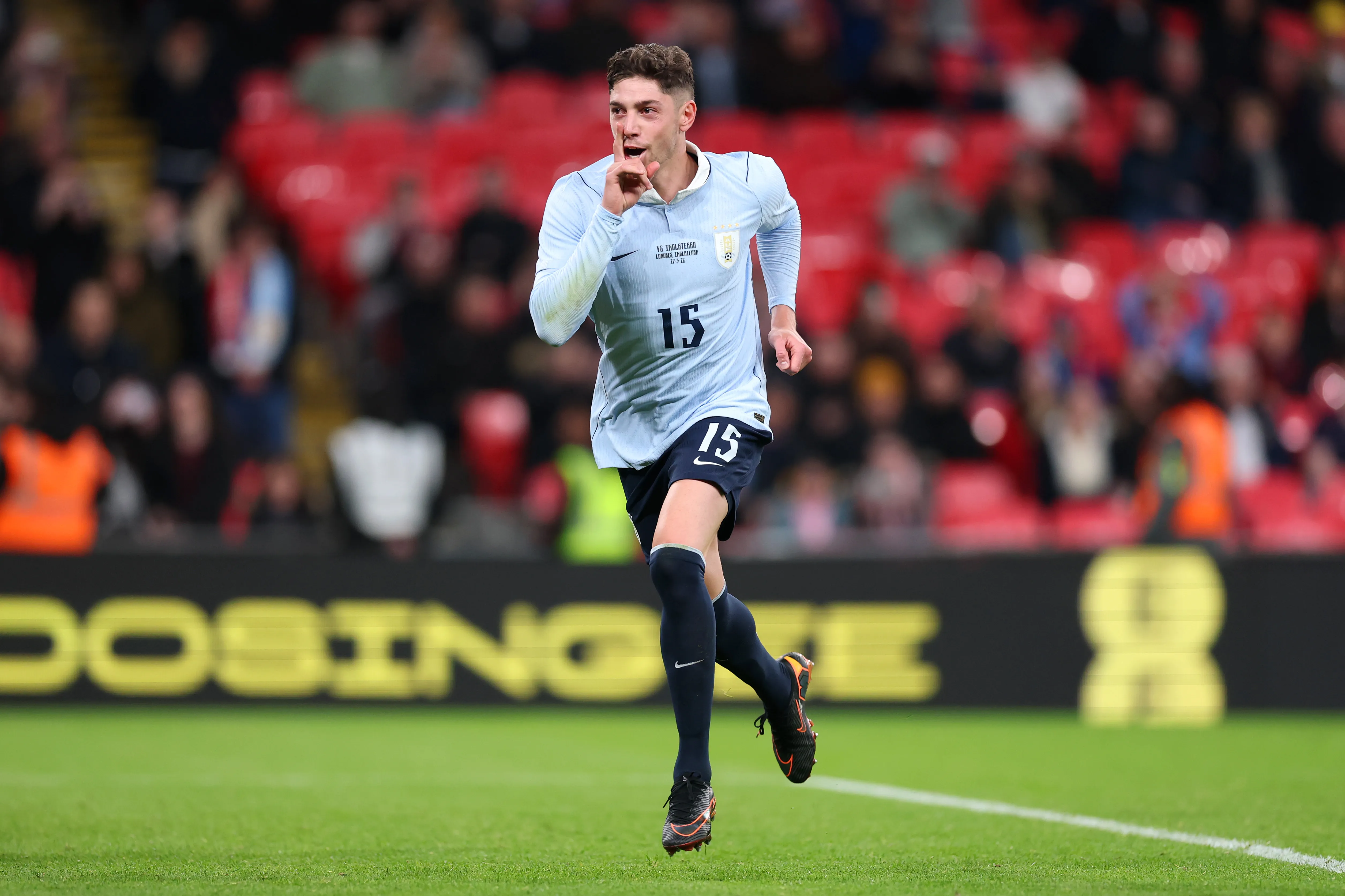 Federico Valverde le dio el empate a Uruguay [Foto: Getty]