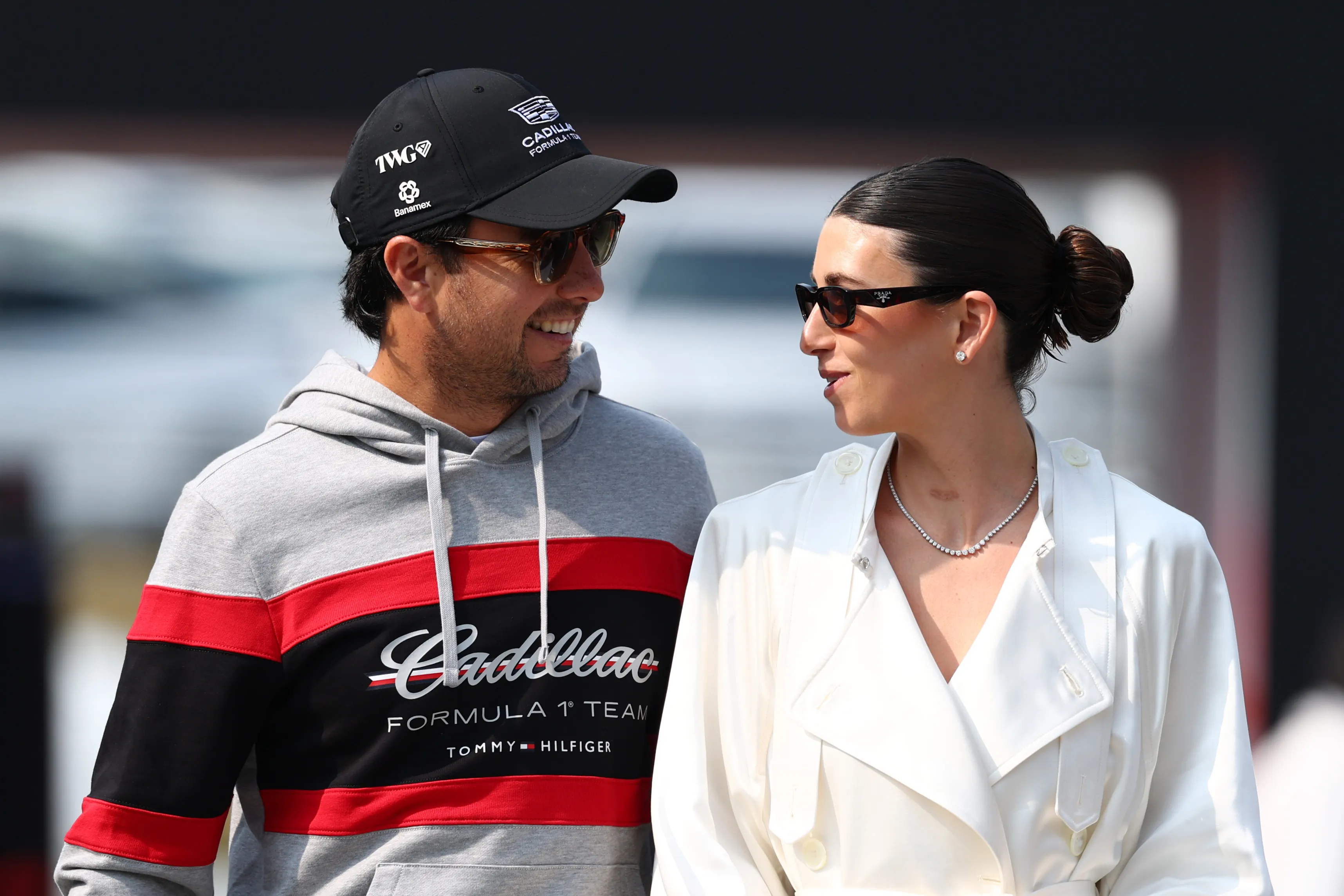 Checo Pérez y su esposa, Carola Martínez