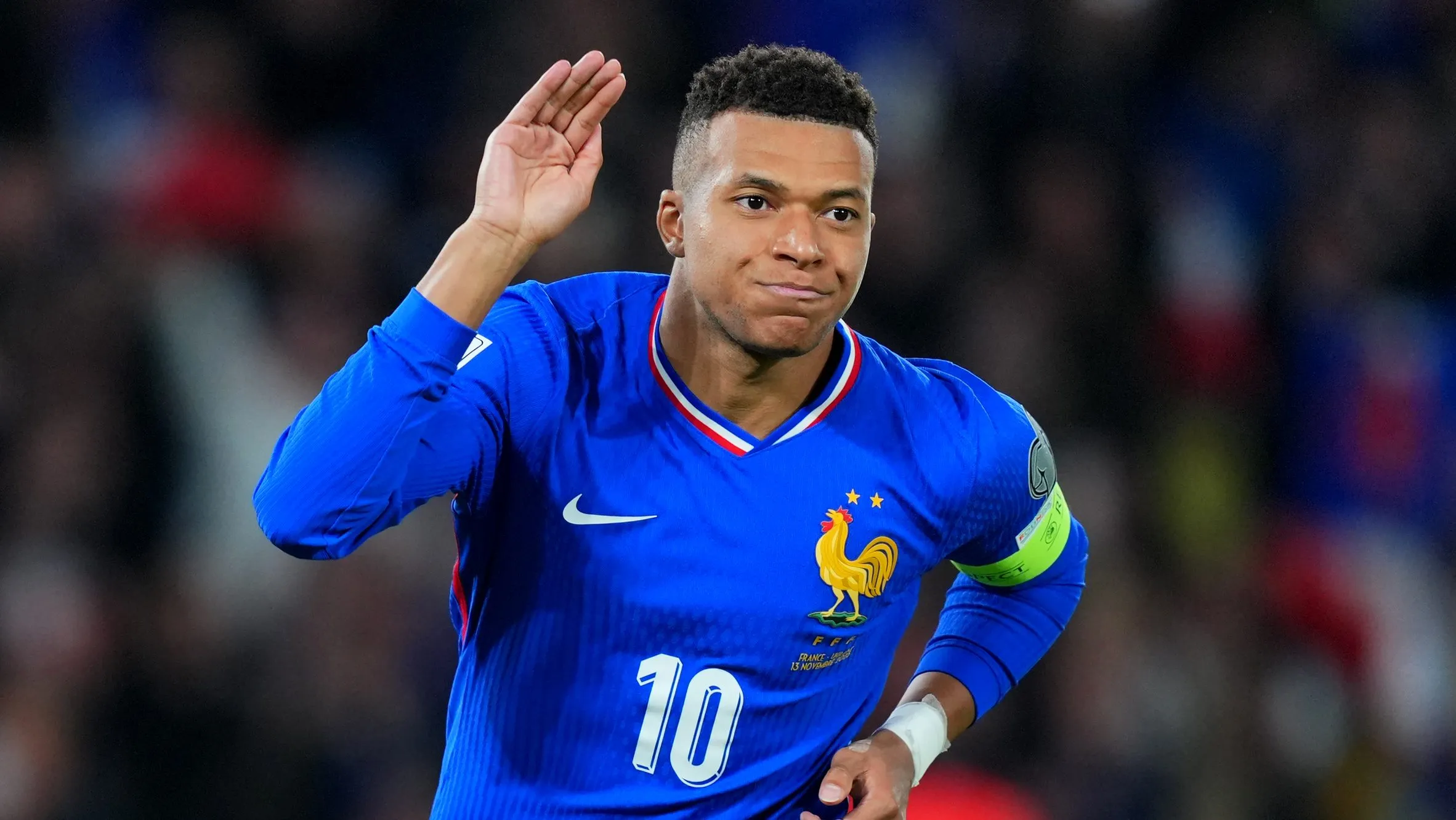 Kylian Mbappé, delantero y capitán de Francia
