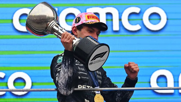 Kimi Antonelli celebra su vicitoria en Suzuka