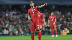 Bruno Fernandes presume su playera del Club América