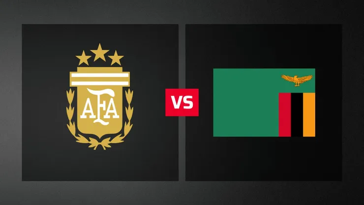 Argentina y Zambia se enfrentan en un amistoso