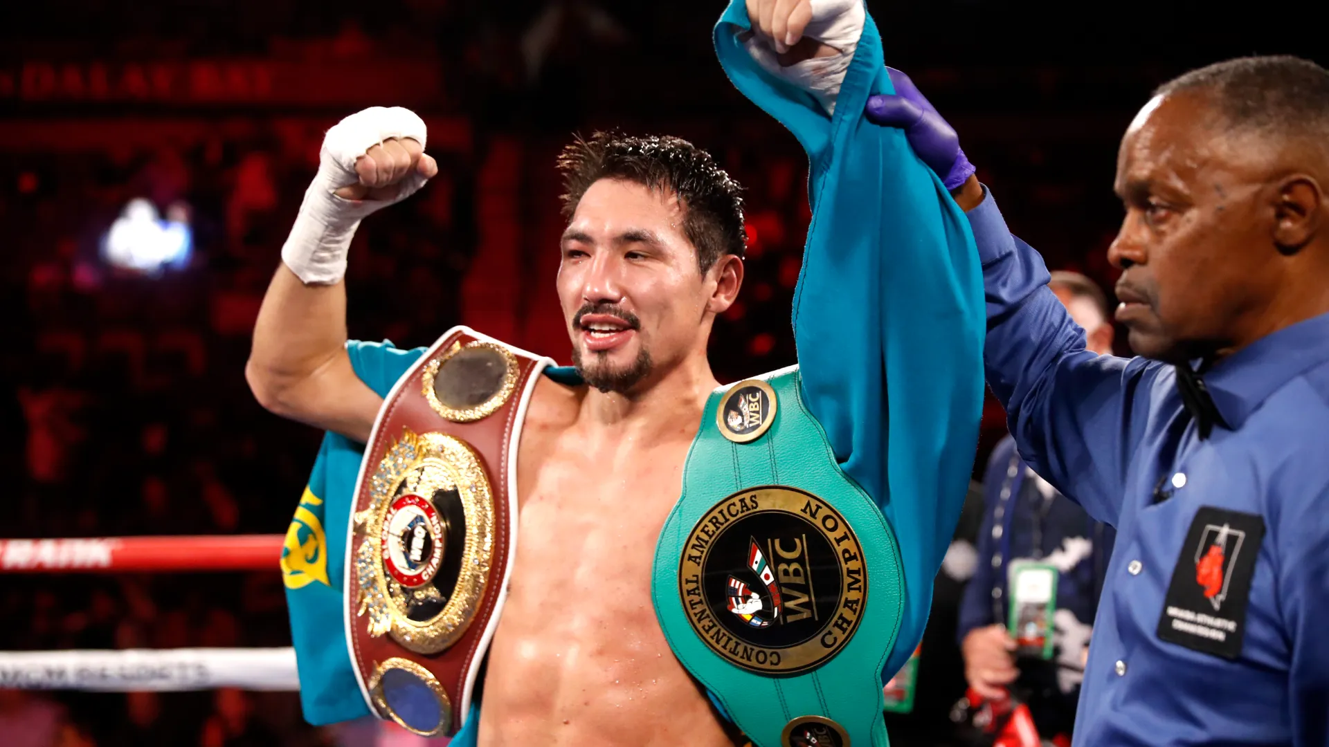 Janibek Alimkhanuly fue suspendido un año por doping. (GETTY IMAGES)