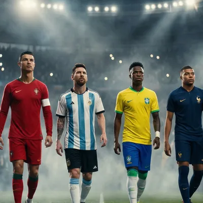 El comercial épico de Cristiano, Messi, Mbappé y Vinícius Jr.
