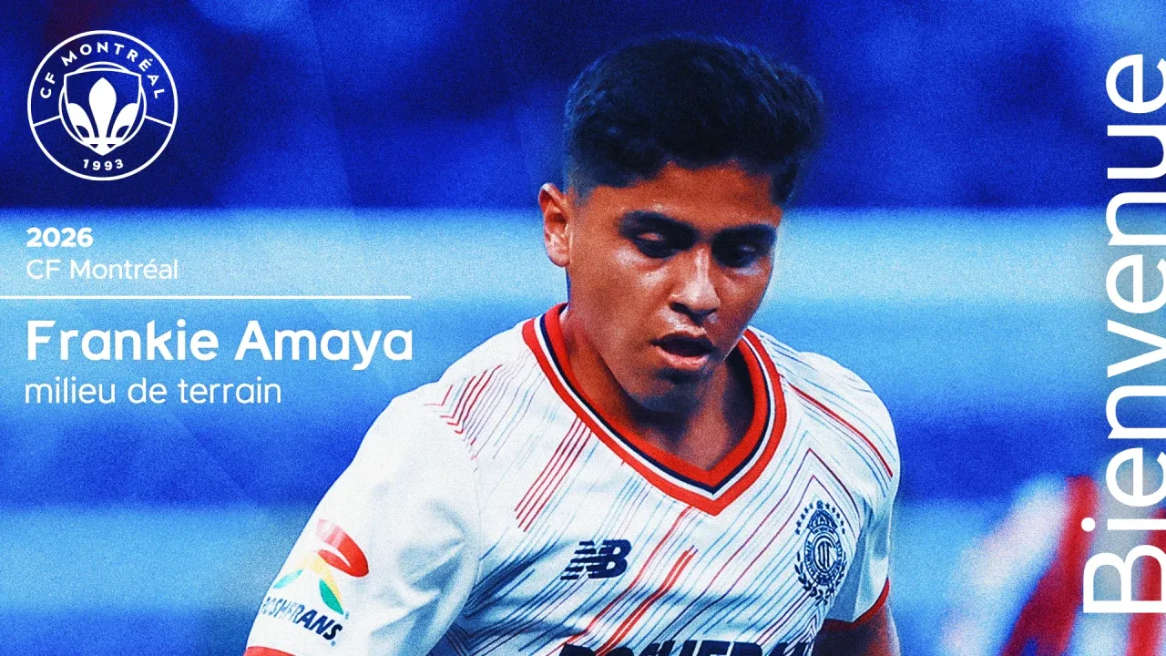 Frankie Amaya, presentado oficialmente en CF Montreal.
