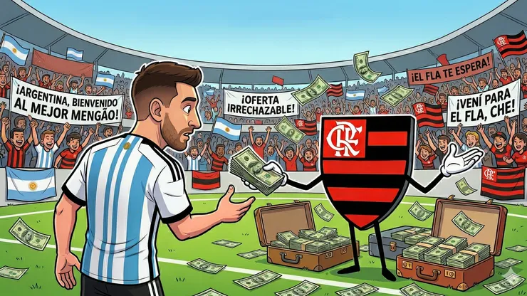 Flamengo está tras los pasos de un futbolista campeón del mundo con Argentina en Qatar 2022