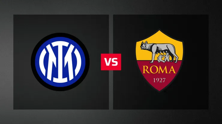 Inter y Roma se enfrentan por la Serie A