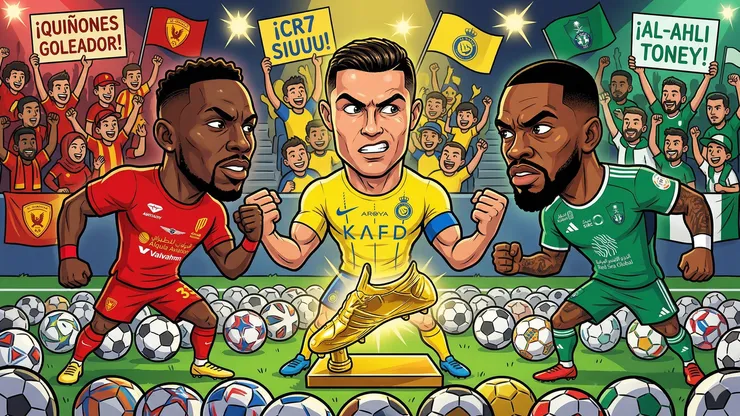 Cristiano Ronaldo, Julián Quiñones e Ivan Toney luchan por ser el máximo goleador de la Saudi Pro League 2025-26