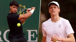 Carlos Alcaraz y Jannik Sinner en Montecarlo