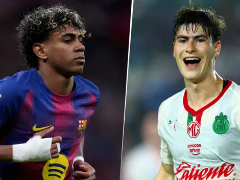 Mientras Yamal lleva 12 goles con Barcelona en la temporada, los que anotó Hormiga González