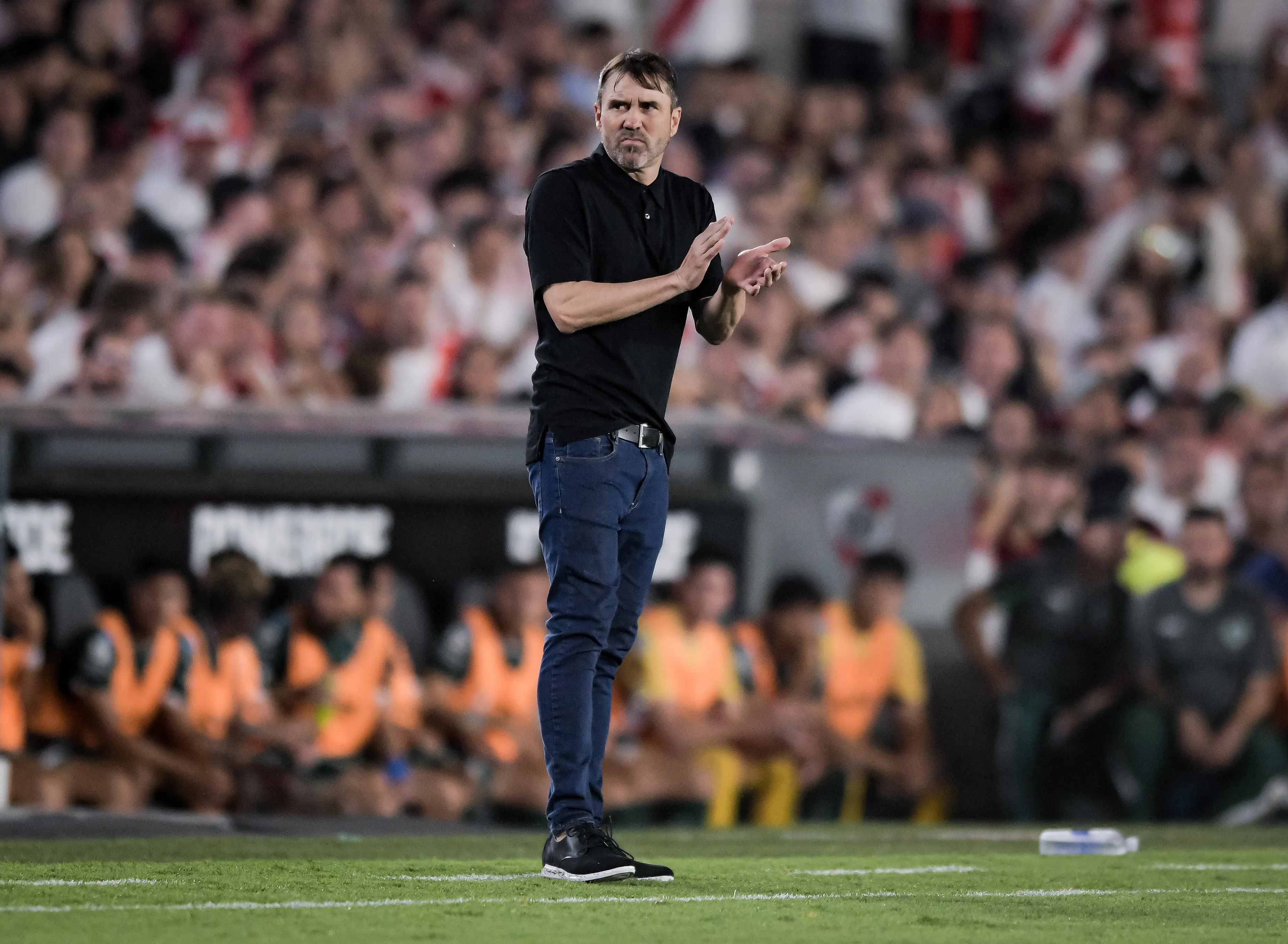 Eduardo Coudet reemplazó a Marcelo Gallardo en River (Getty Images)