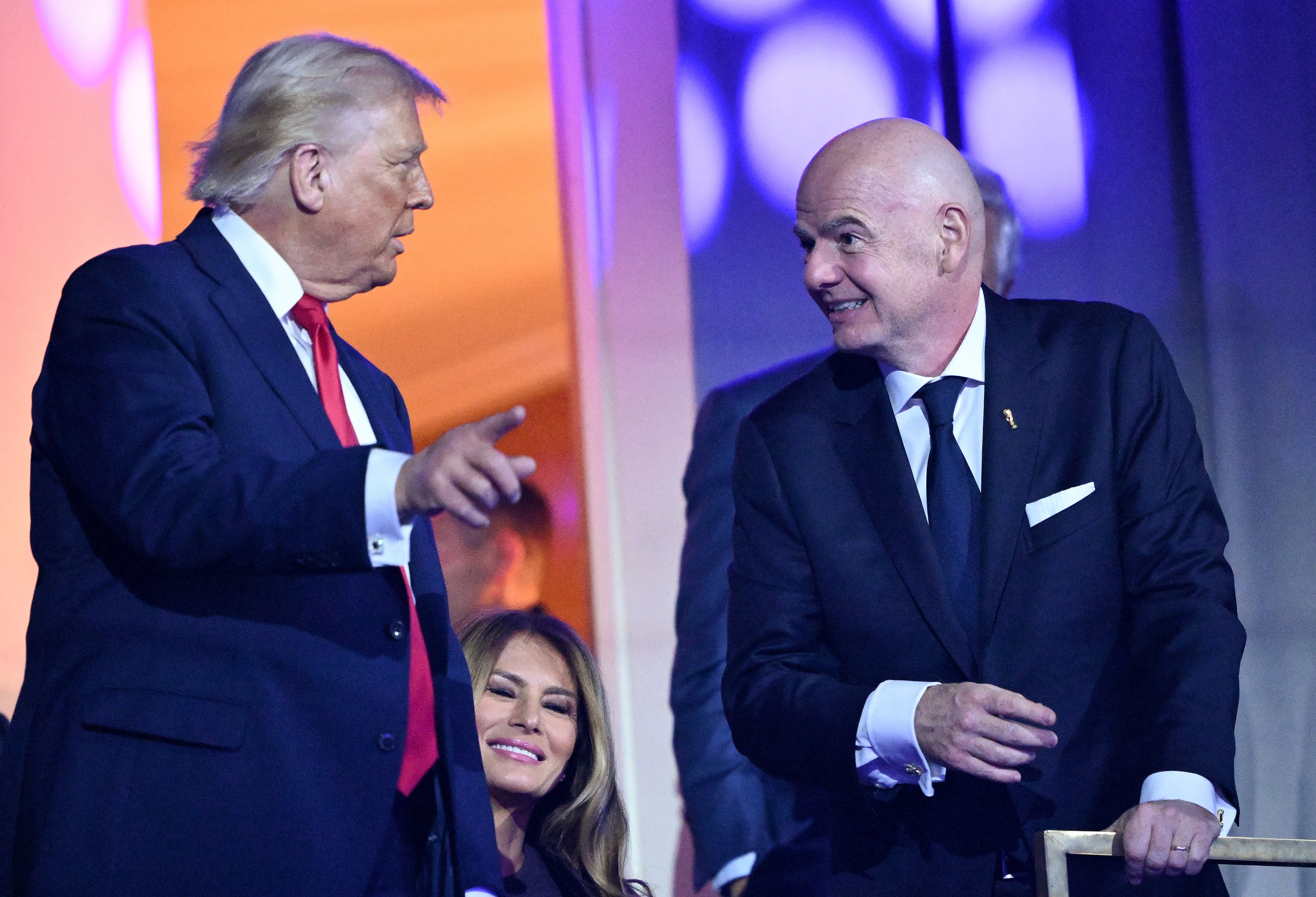 Gianni Infantino junto a Donald Trump (Getty Images)