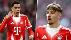 Jamal Musiala y Lennart Karl