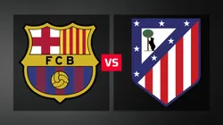 Barcelona vs. Atlético Madrid por la Champions League.