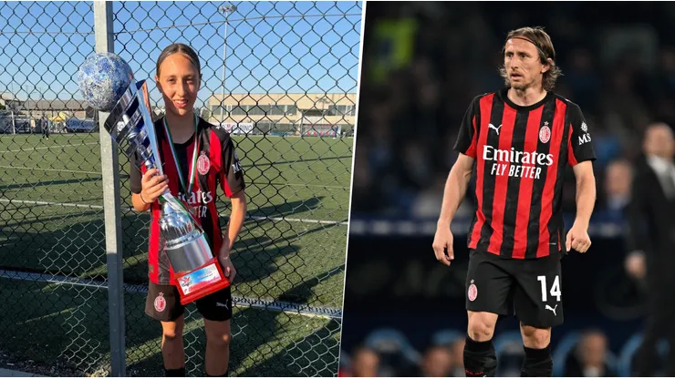 Hija de Luka Modric se corona campeona con el AC Milan