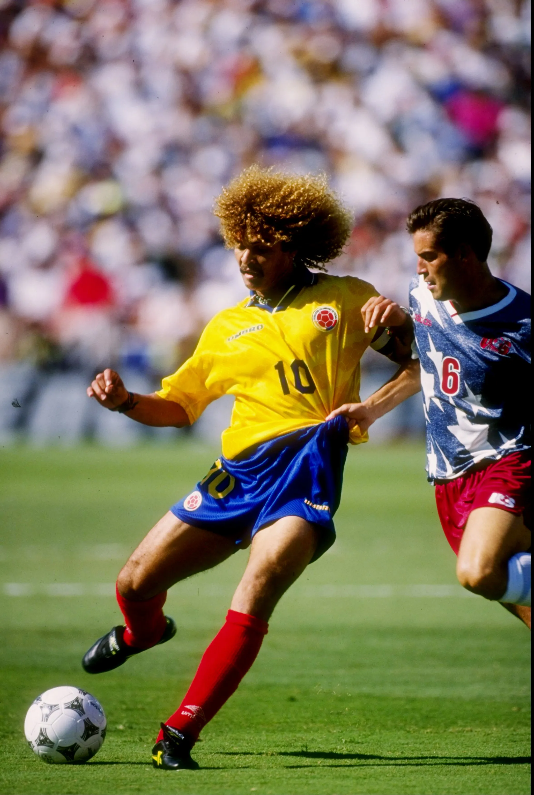 Valderrama representando a Colombia (Getty Images)
