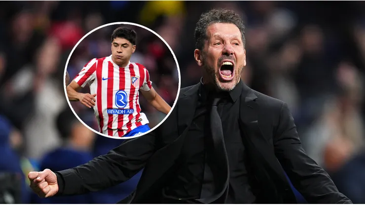 Obed Vargas gana protagonismo en el Atlético del Cholo Simeone