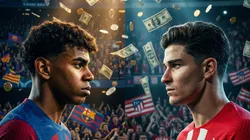 Lamine Yamal vs. Julián Álvarez: valores de mercado.