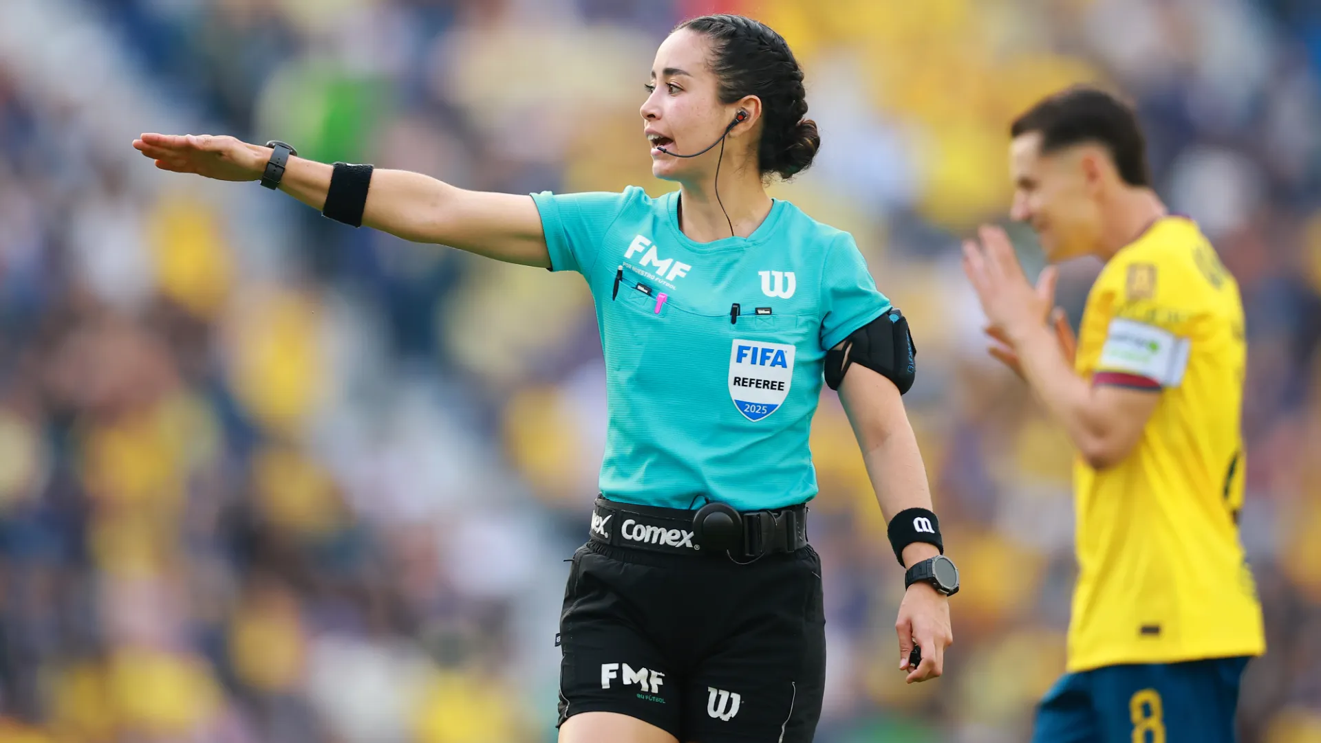 Katia Itzel tendrá la oportunidad de dirigir en el Mundial 2026. (GETTY IMAGES)