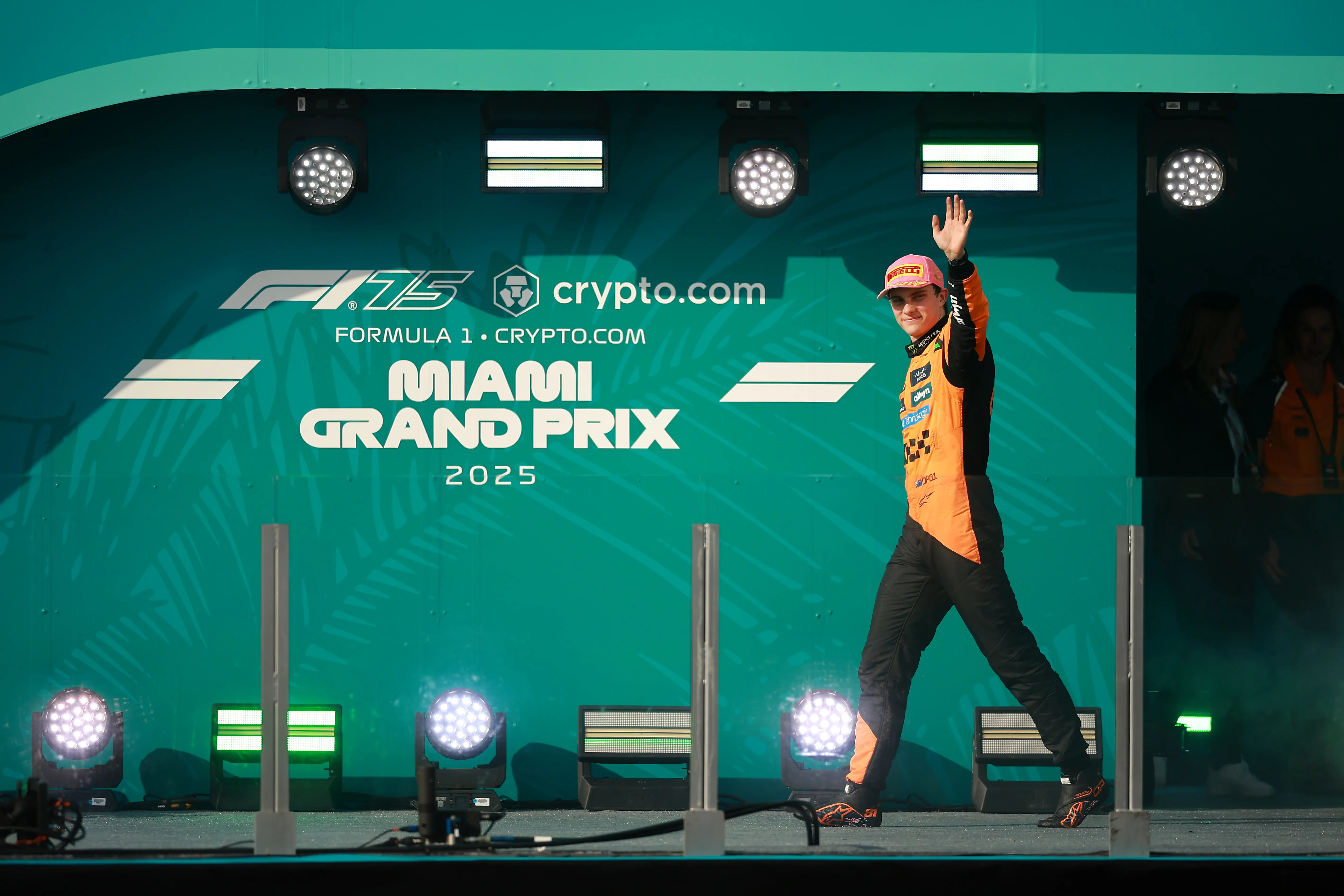Oscar Piastri ganó la última edición del GP de Miami en 2025 (GETTY IMAGES)