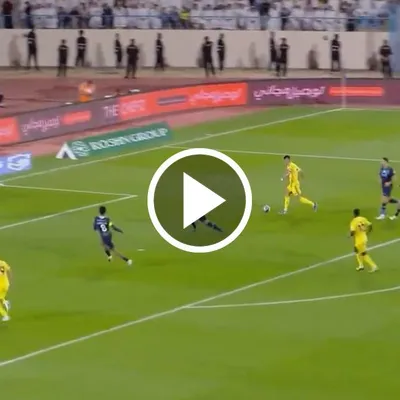 Cristiano Ronaldo convirtió un gol con Al-Nassr vs Al-Okhdood