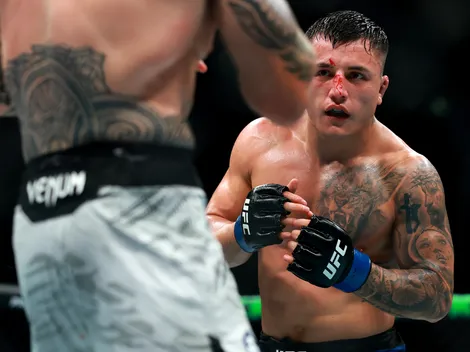 Así terminó el rostro del argentino Francisco Prado tras una nueva derrota en UFC
