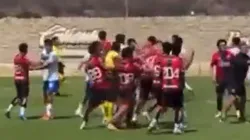 Pelea en el Atlas vs Rayados Sub 21 dejó varios expulsados